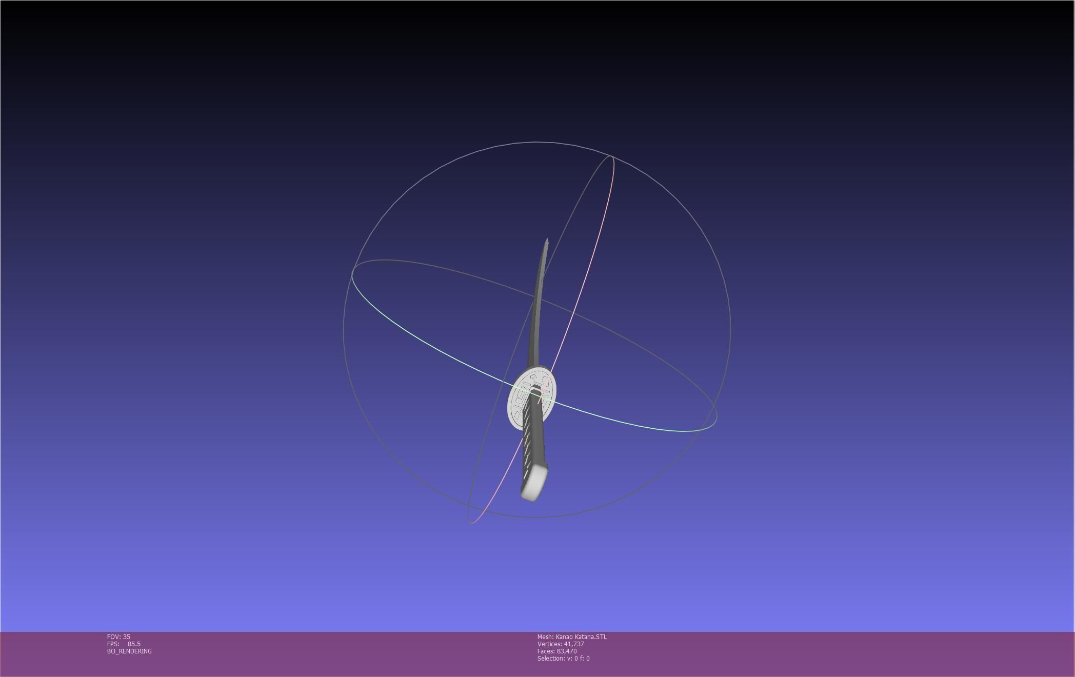 Demon Slayer Kanao Katana Printable Model 3D print model_37