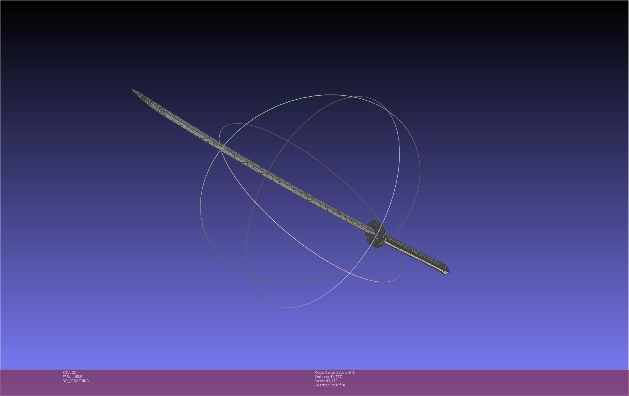 Demon Slayer Kanao Katana Printable Model 3D print model_20