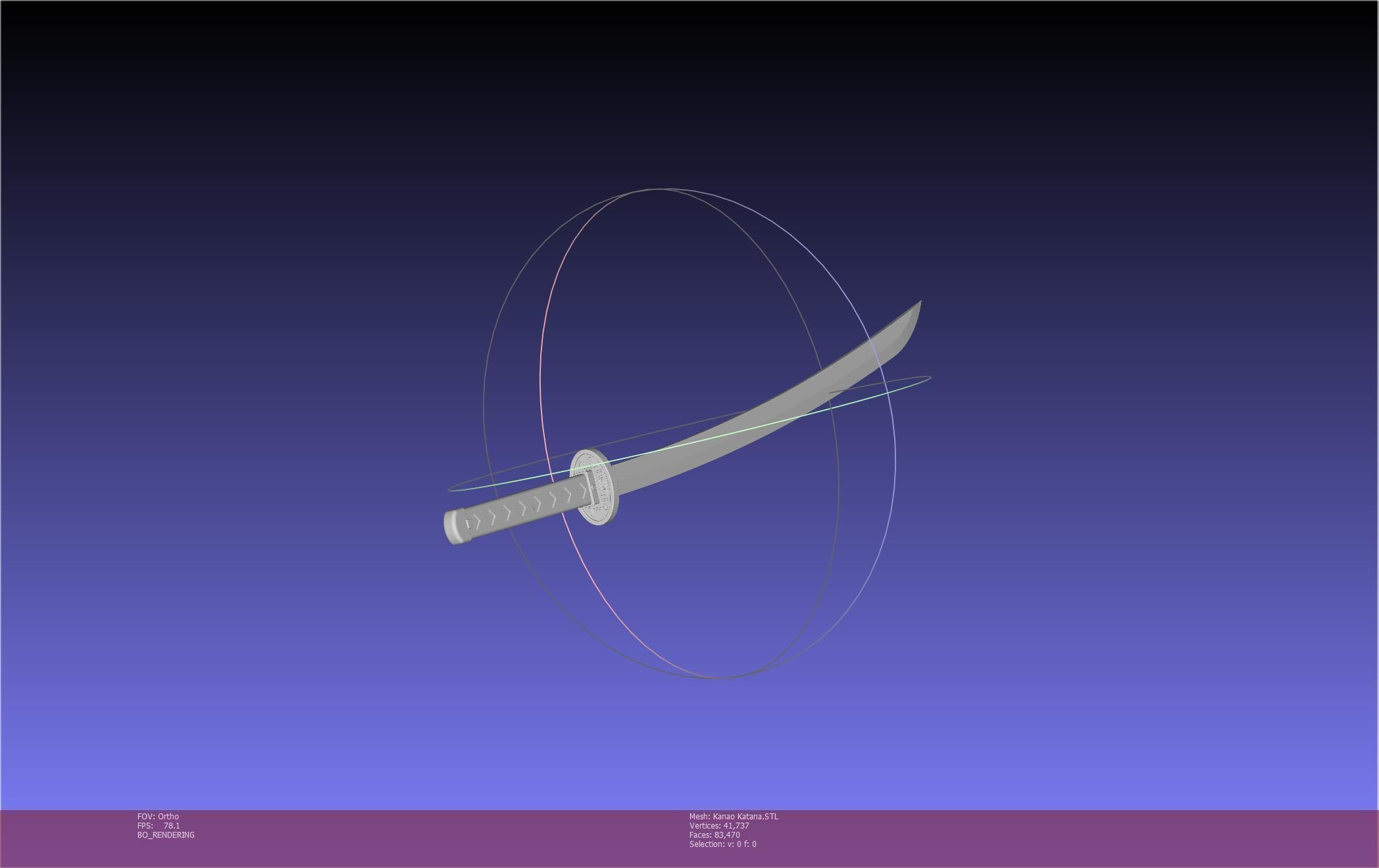 Demon Slayer Kanao Katana Printable Model 3D print model_7
