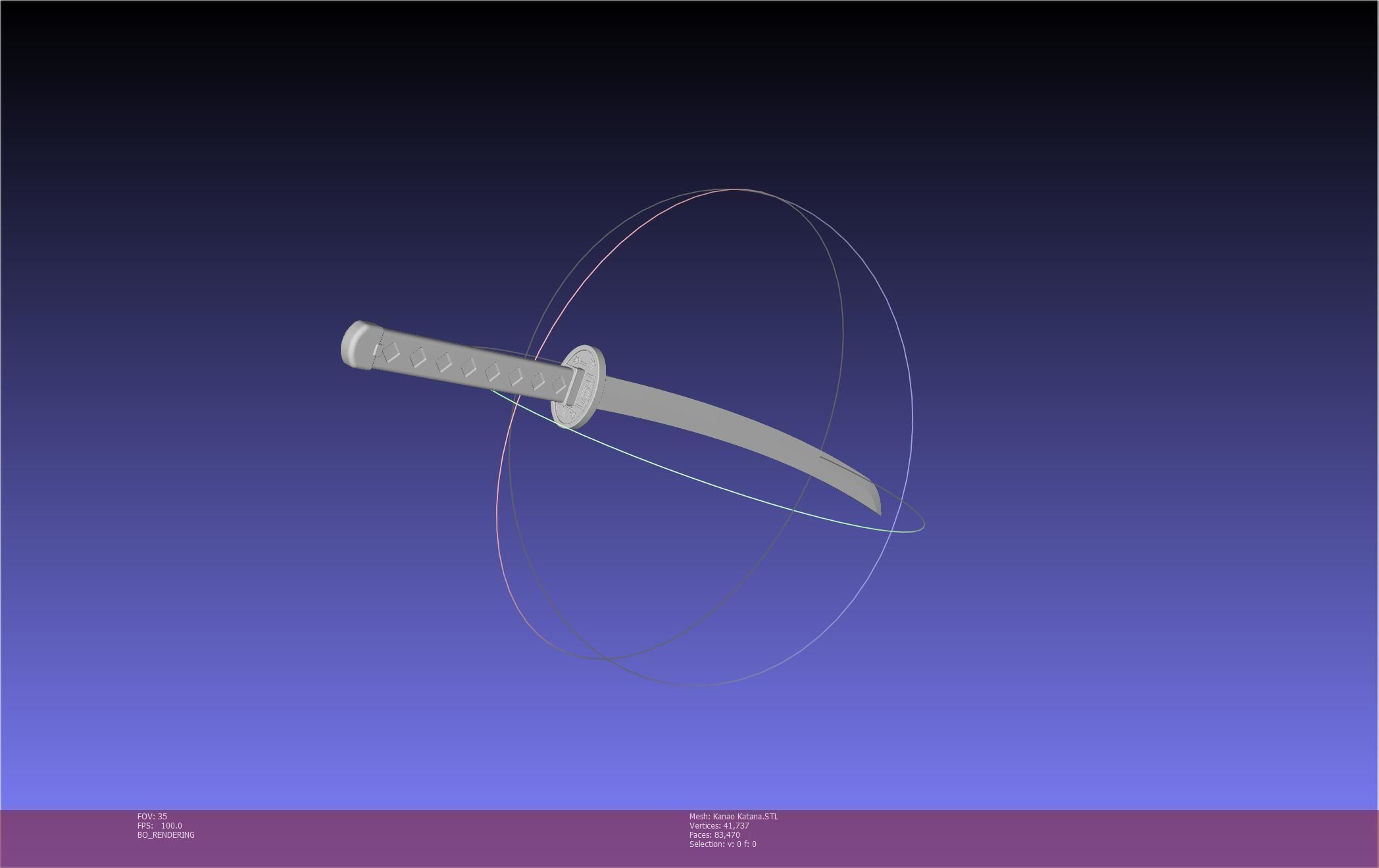 Demon Slayer Kanao Katana Printable Model 3D print model_39