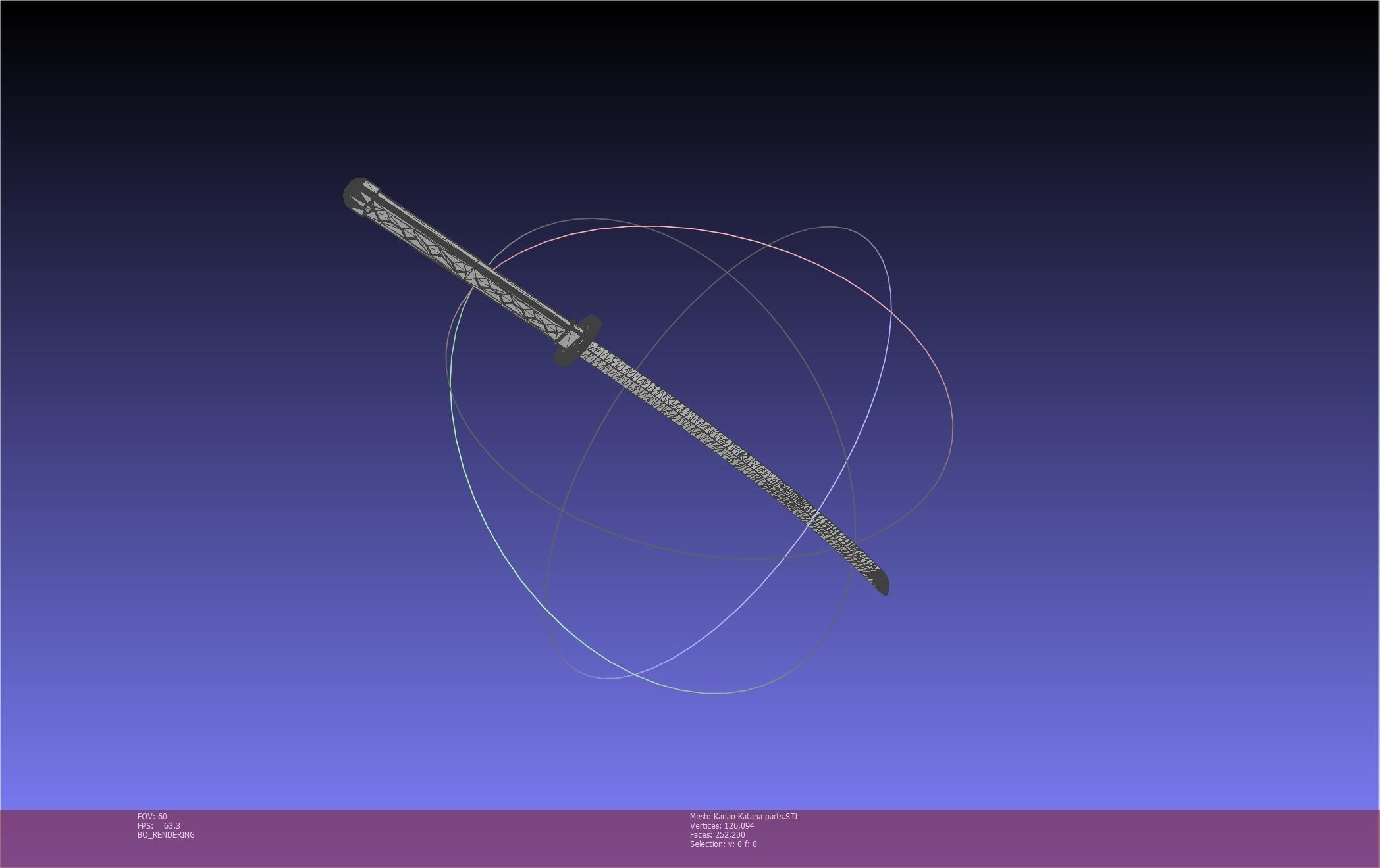 Demon Slayer Kanao Katana Printable Model 3D print model_122