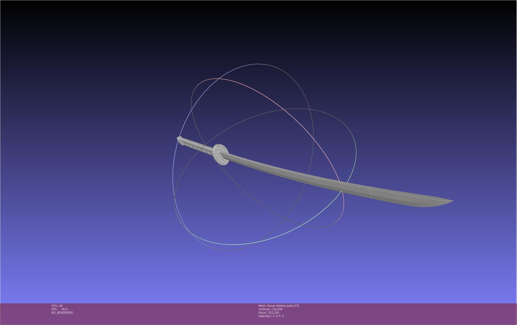 Demon Slayer Kanao Katana Printable Model 3D print model_50