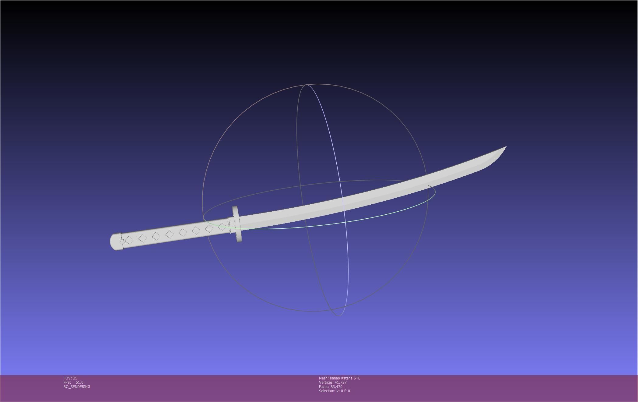 Demon Slayer Kanao Katana Printable Model 3D print model_25