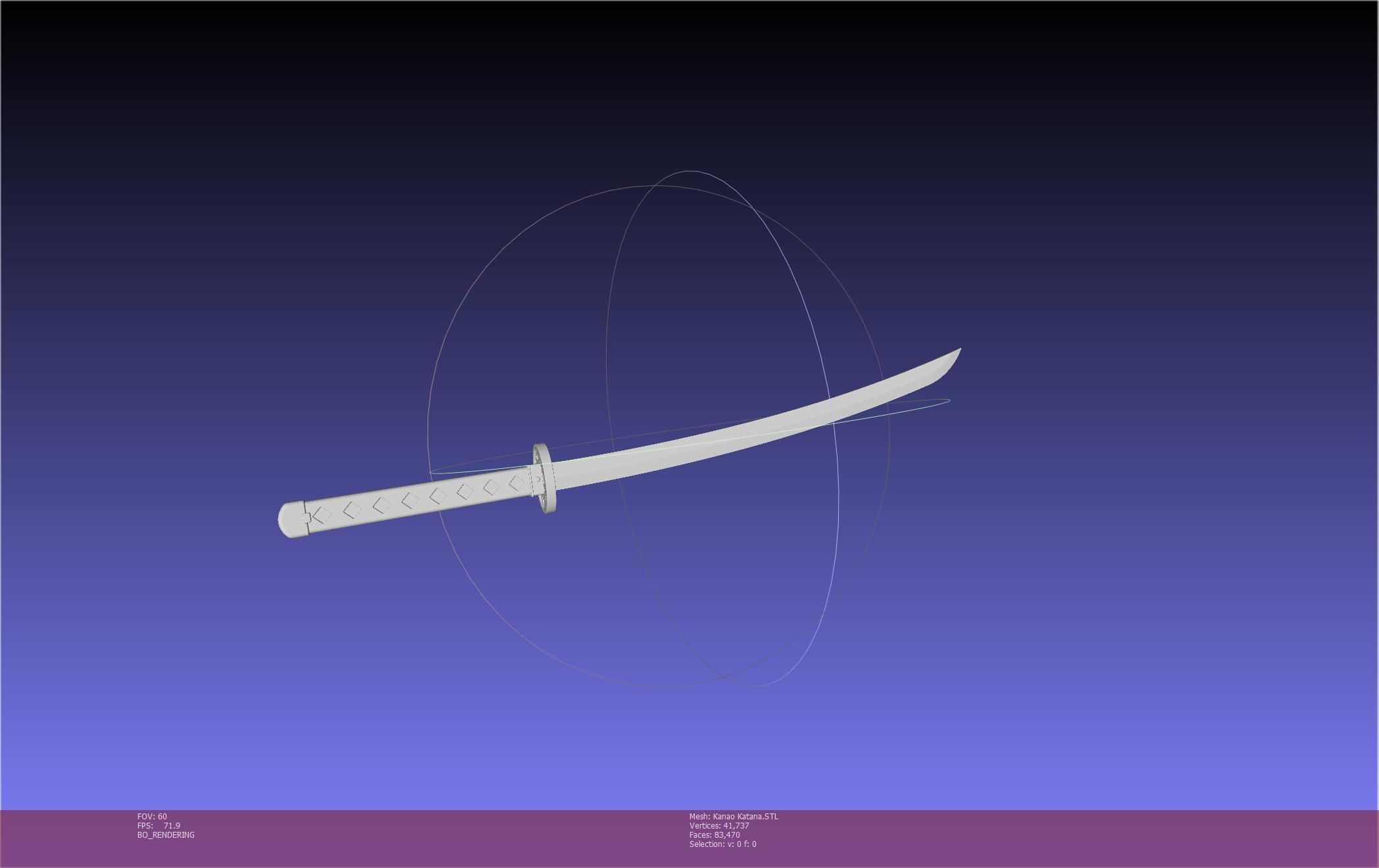 Demon Slayer Kanao Katana Printable Model 3D print model_3