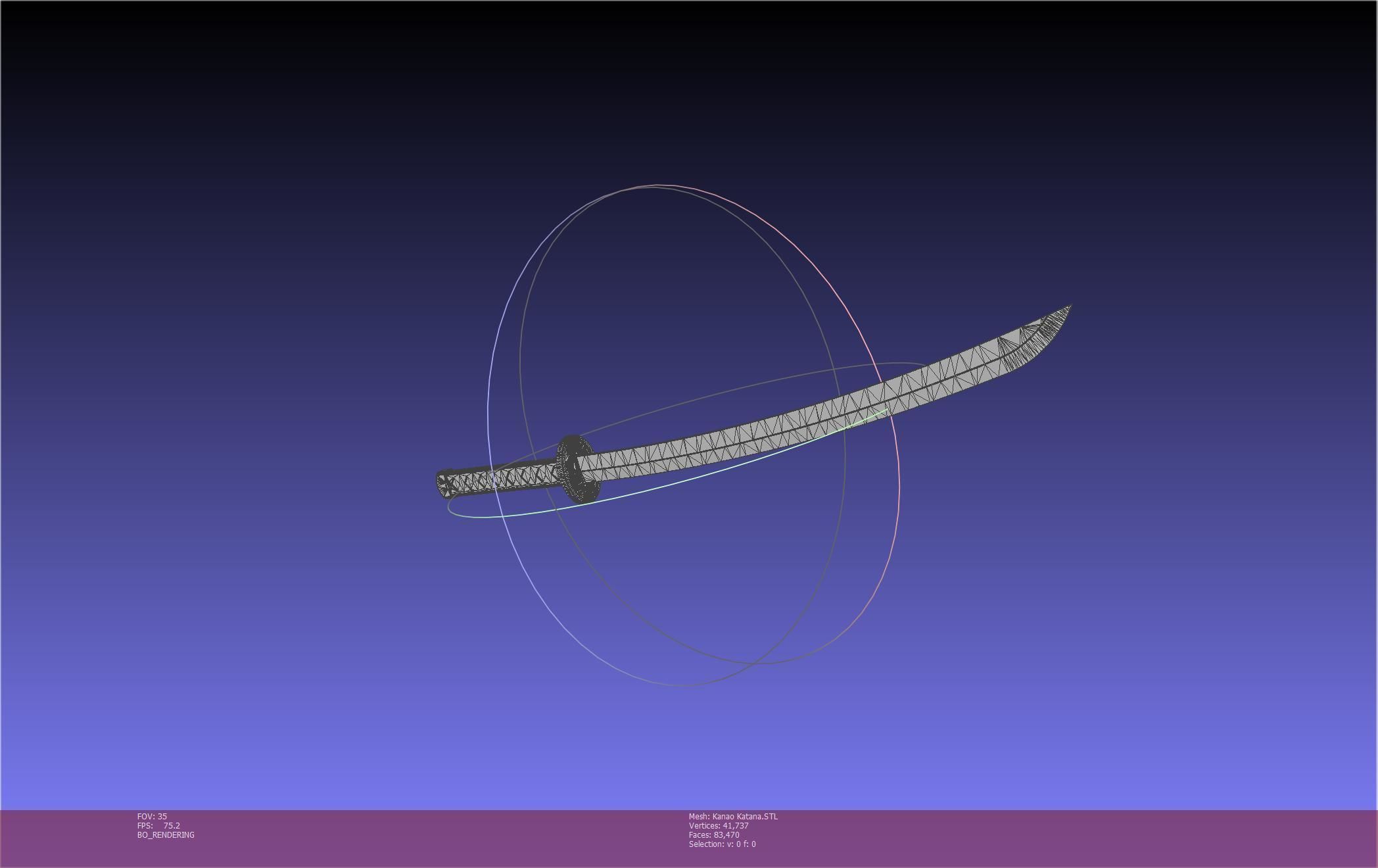 Demon Slayer Kanao Katana Printable Model 3D print model_26