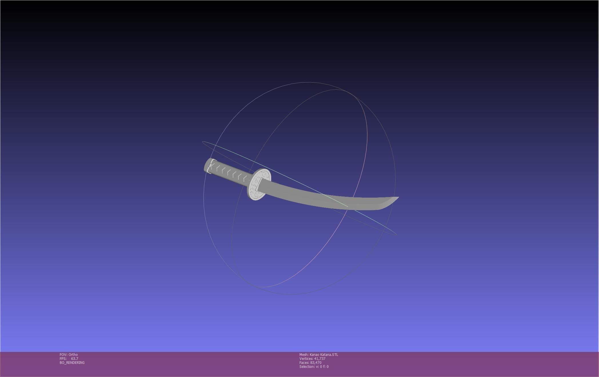 Demon Slayer Kanao Katana Printable Model 3D print model_4