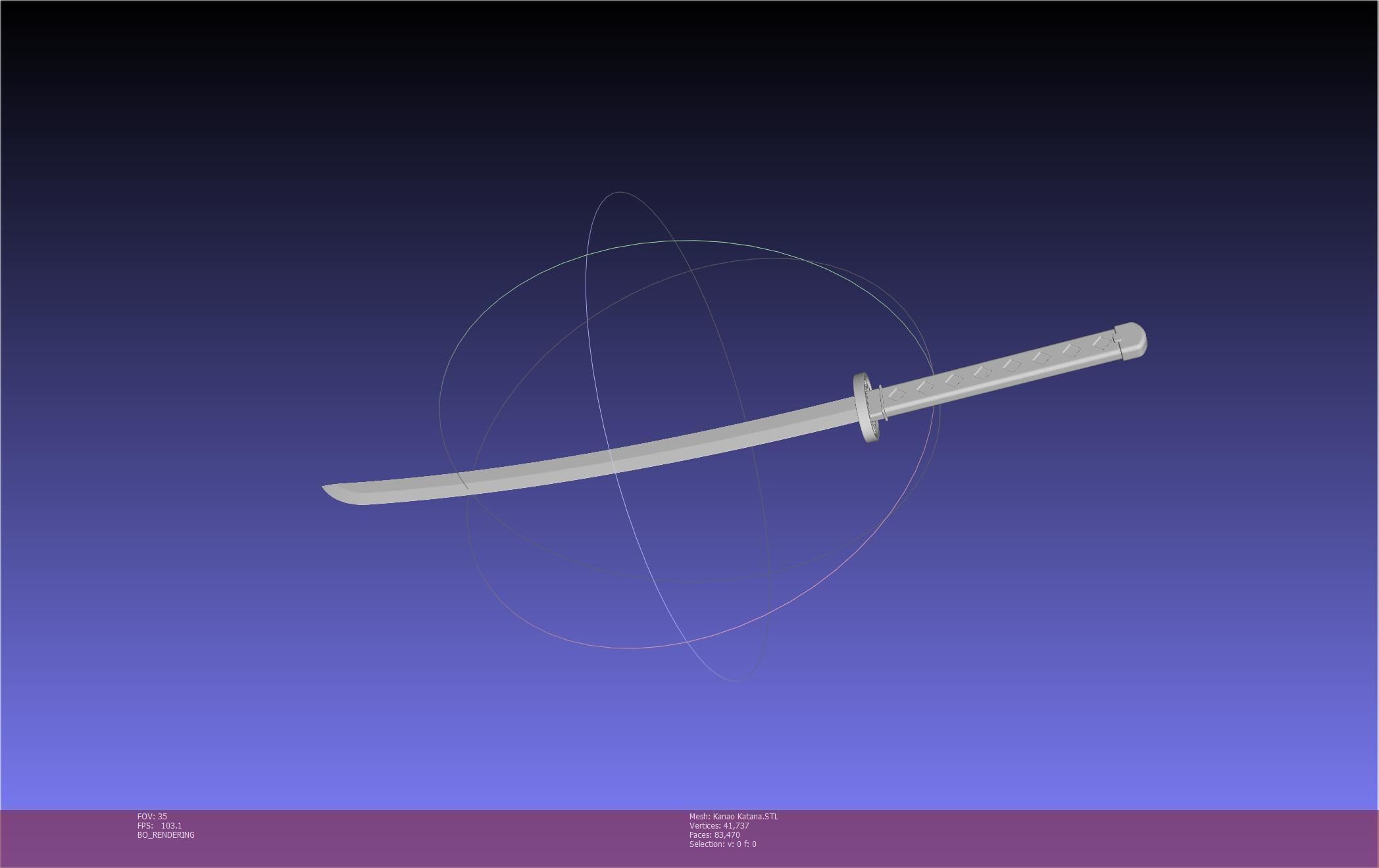 Demon Slayer Kanao Katana Printable Model 3D print model_32