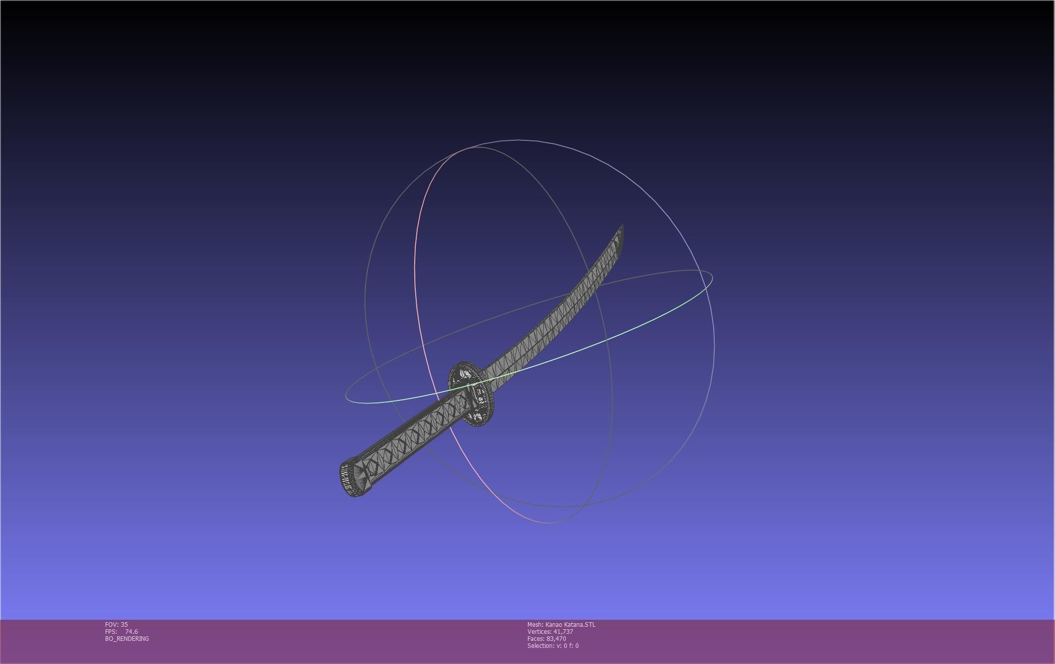 Demon Slayer Kanao Katana Printable Model 3D print model_29