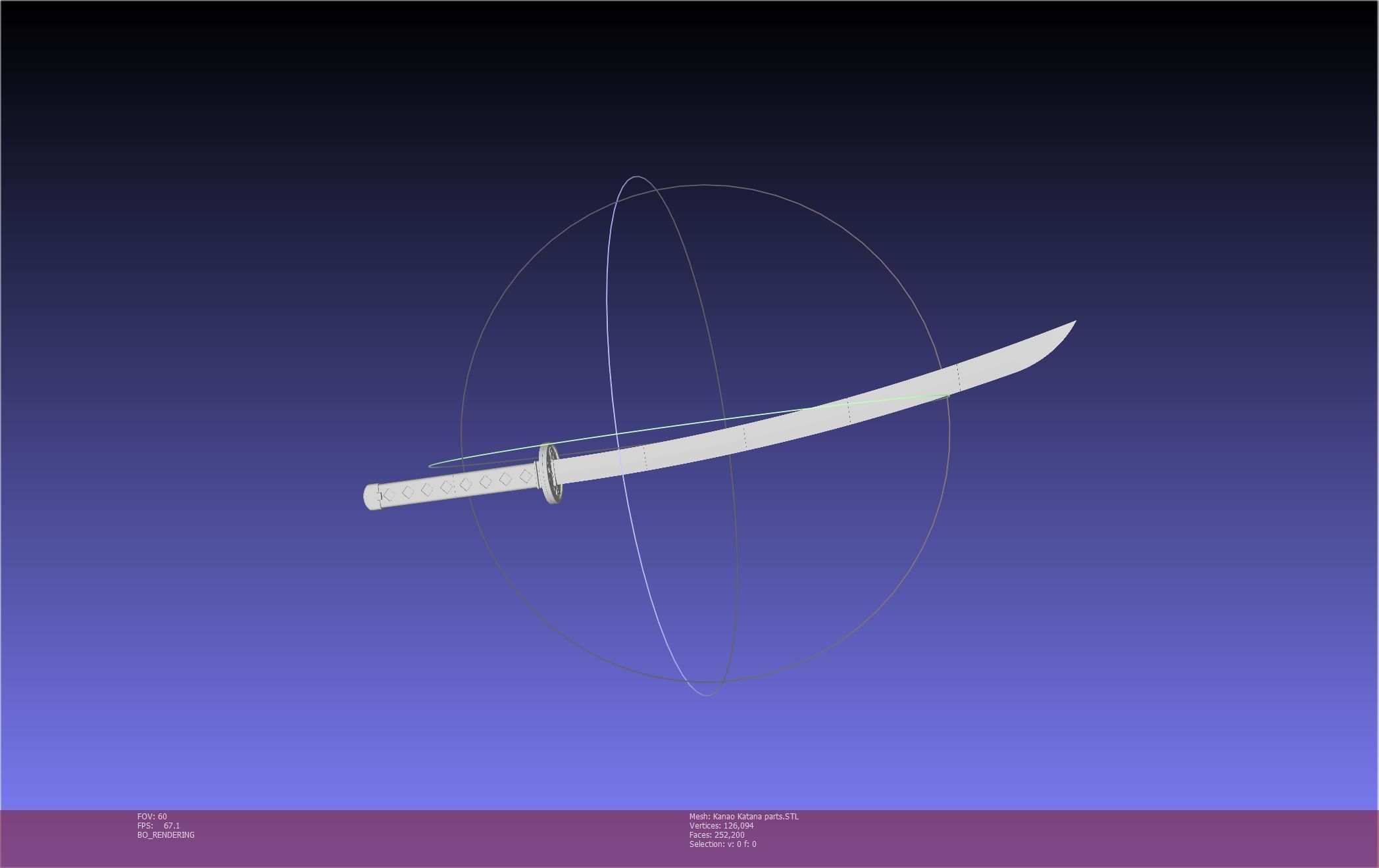 Demon Slayer Kanao Katana Printable Model 3D print model_120