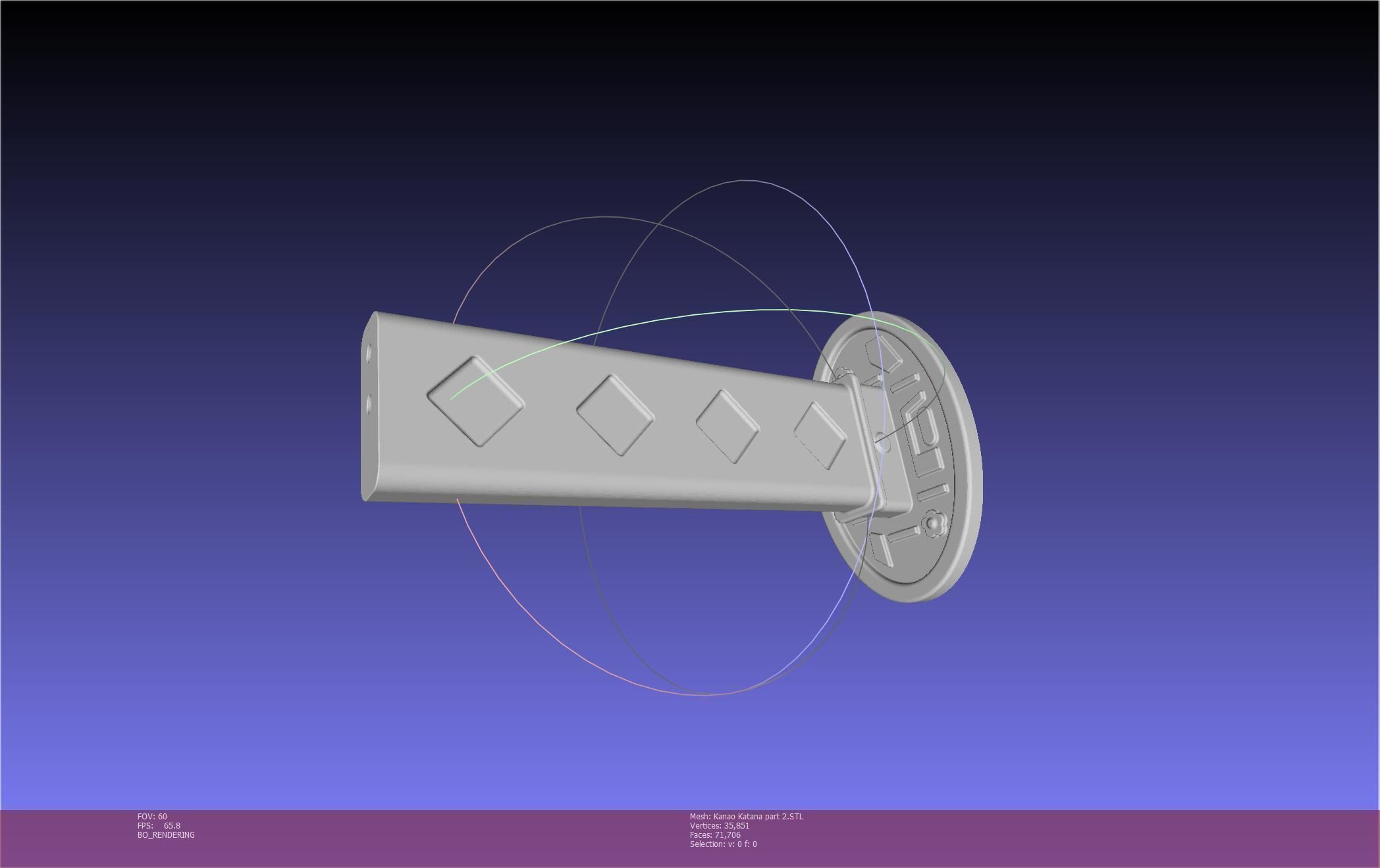 Demon Slayer Kanao Katana Printable Model 3D print model_60