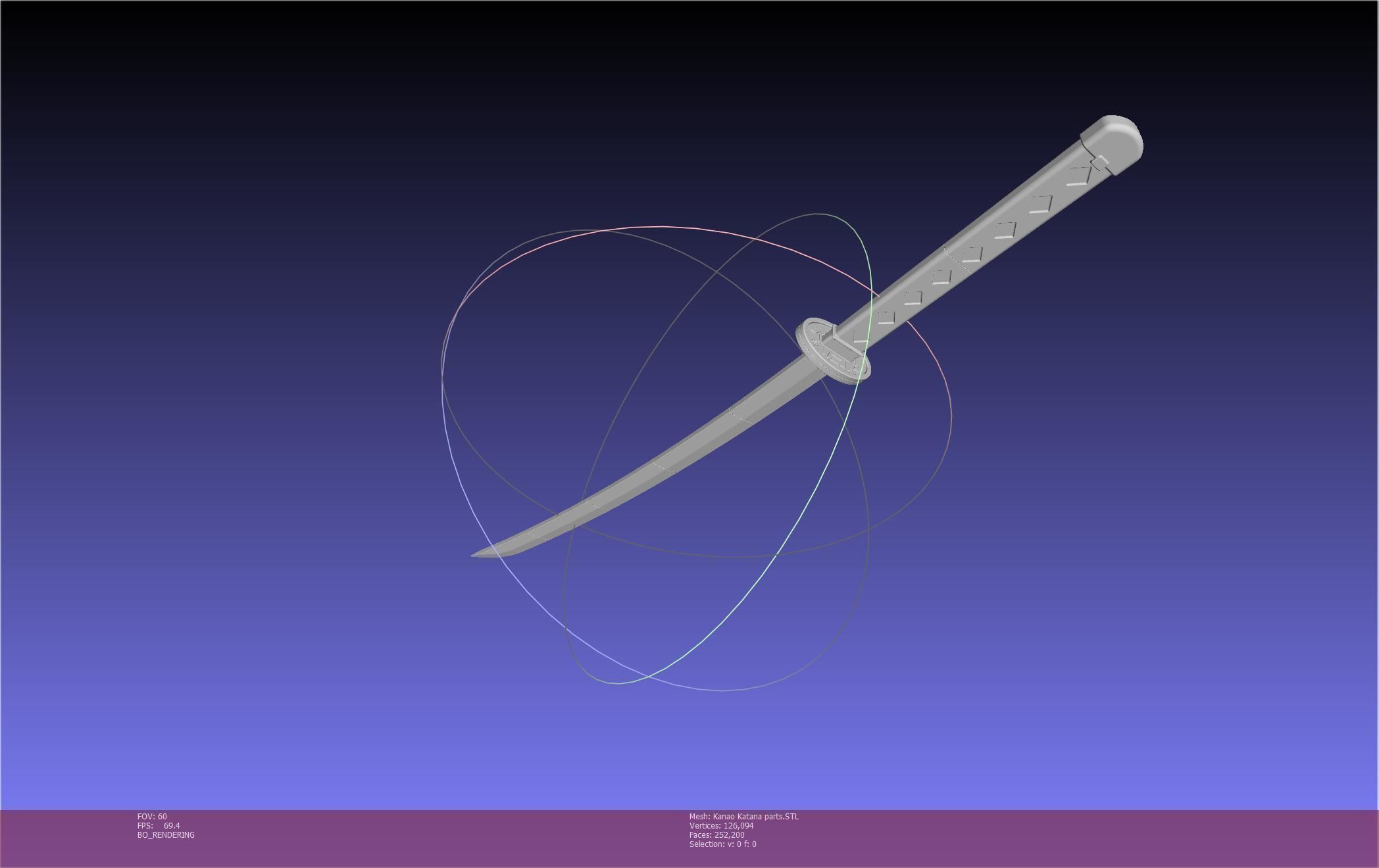 Demon Slayer Kanao Katana Printable Model 3D print model_58