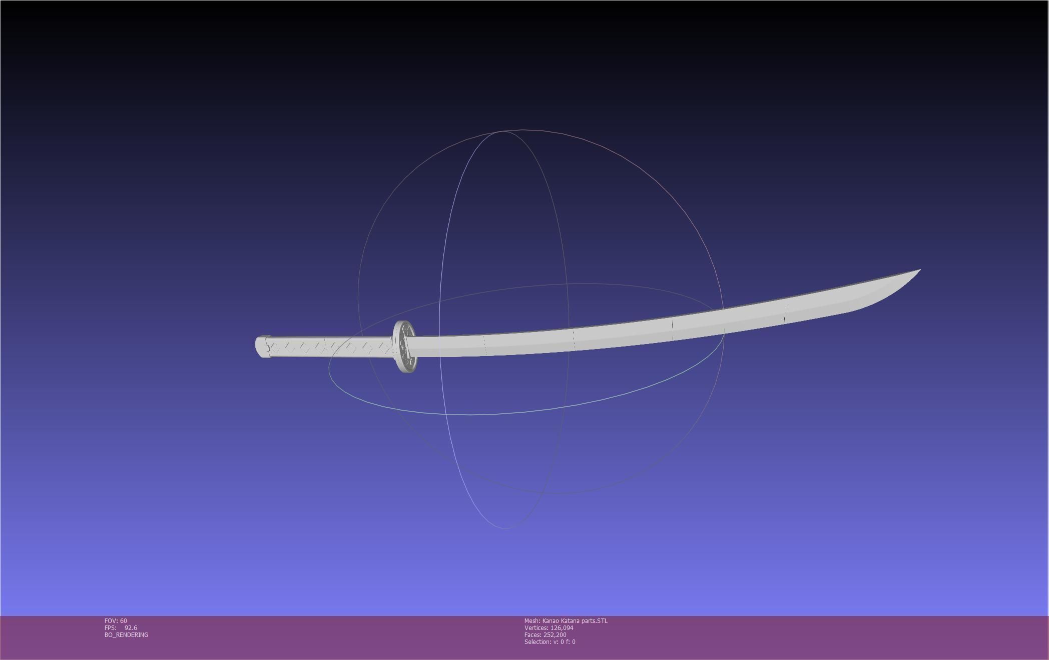 Demon Slayer Kanao Katana Printable Model 3D print model_45