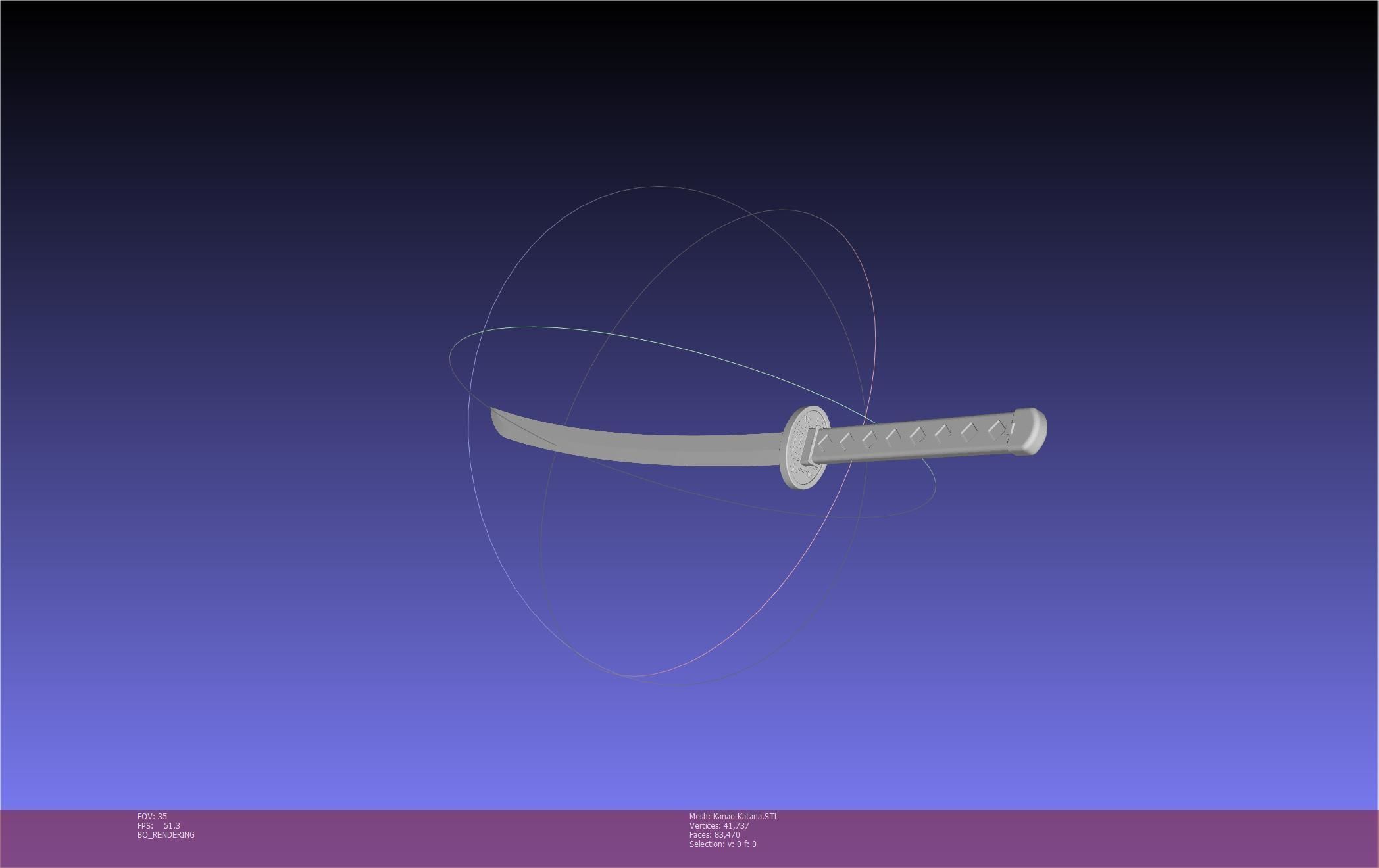 Demon Slayer Kanao Katana Printable Model 3D print model_36