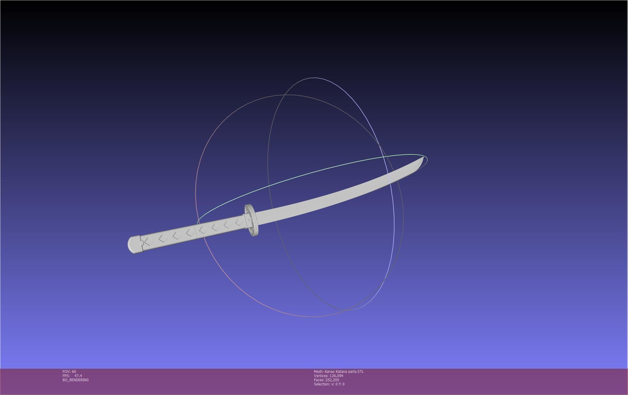Demon Slayer Kanao Katana Printable Model 3D print model_121