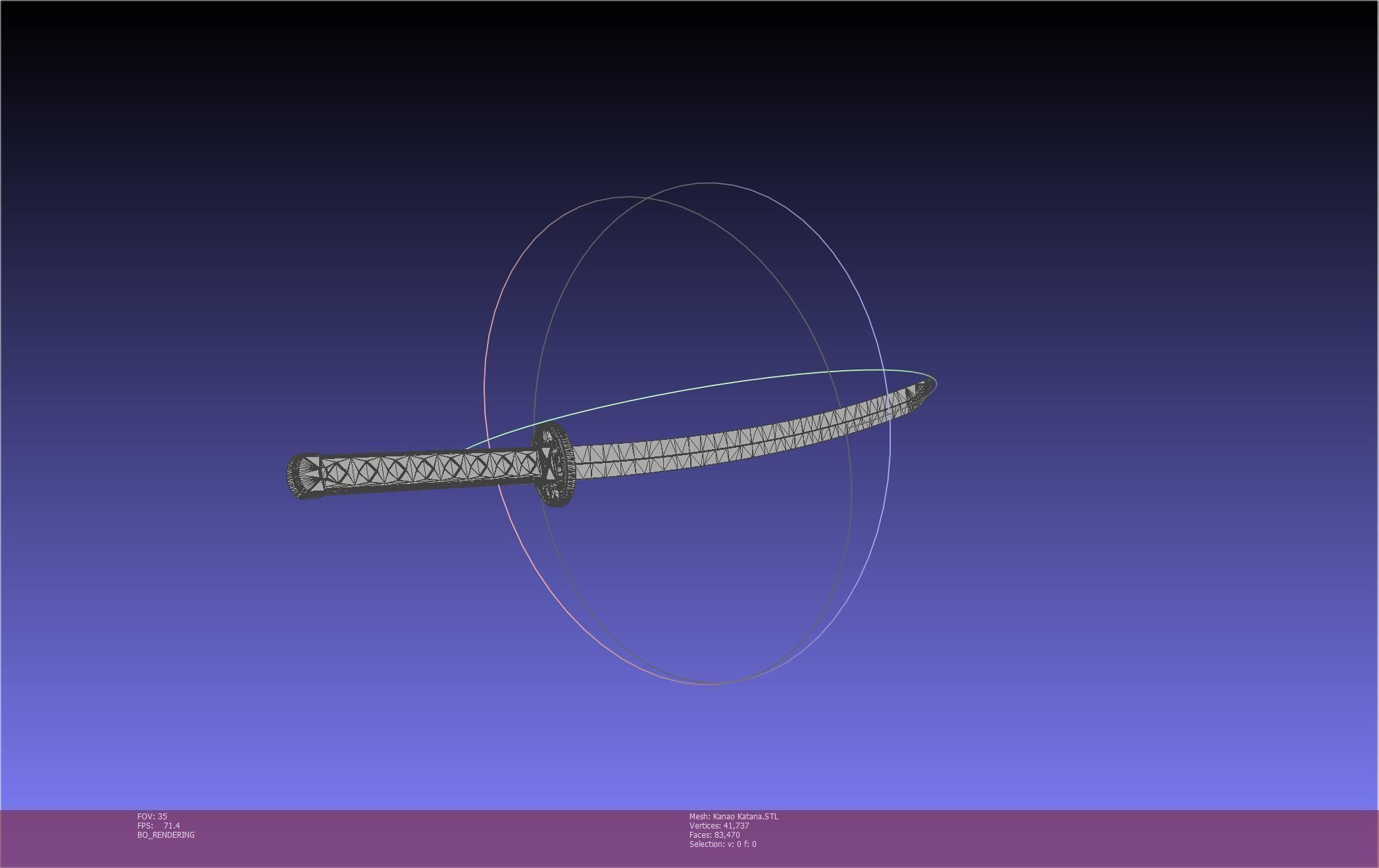 Demon Slayer Kanao Katana Printable Model 3D print model_12