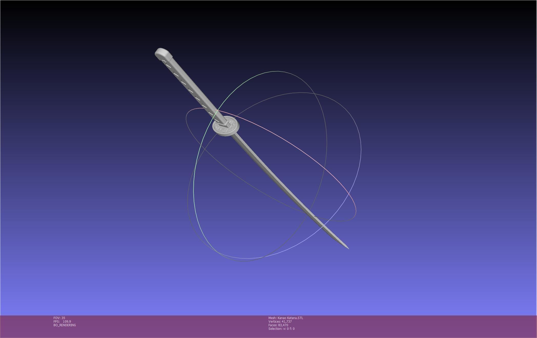 Demon Slayer Kanao Katana Printable Model 3D print model_43