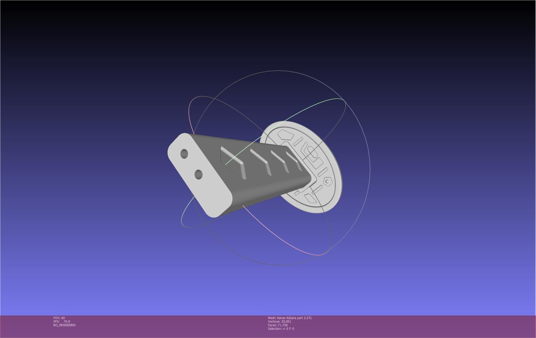 Demon Slayer Kanao Katana Printable Model 3D print model_72