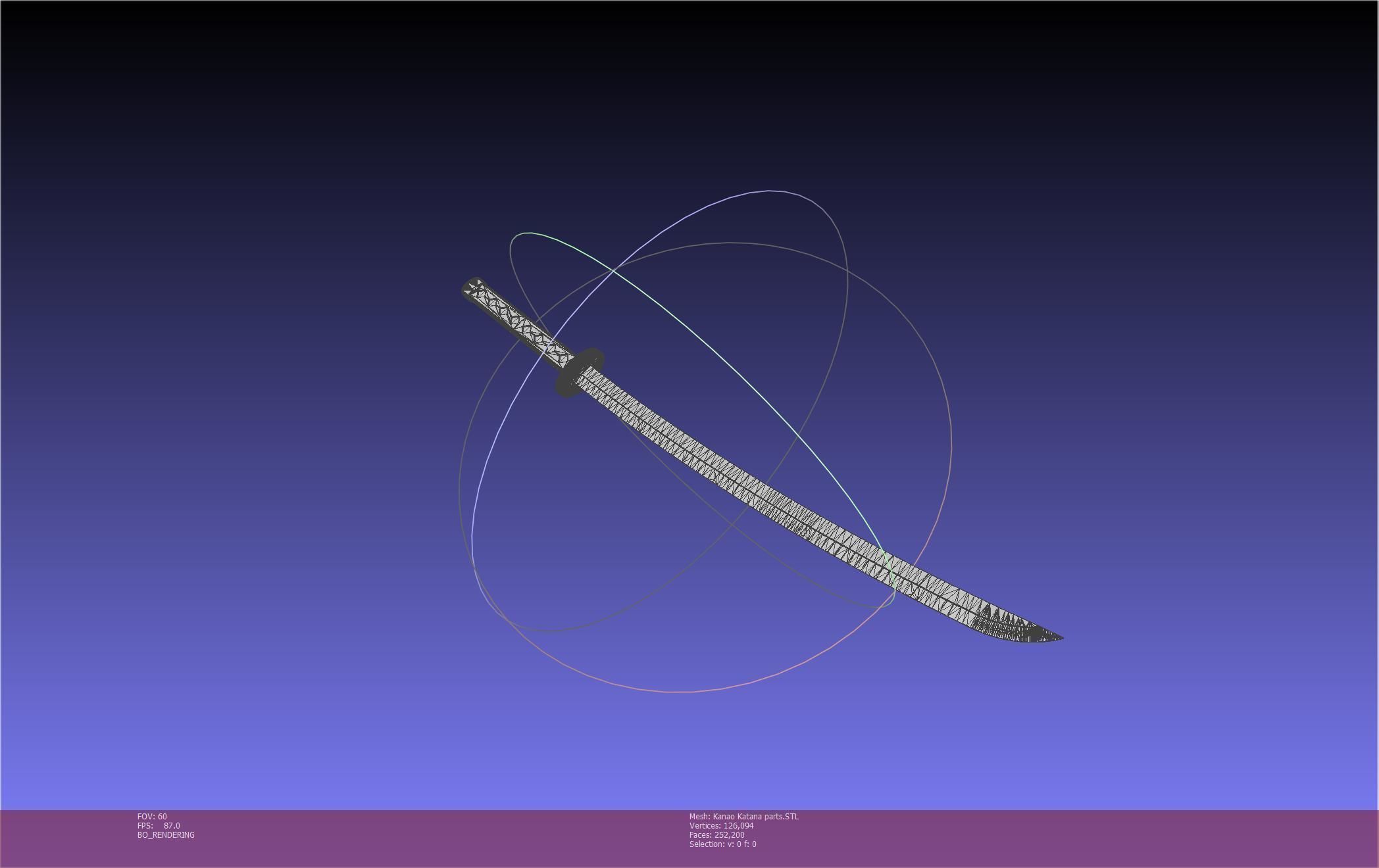 Demon Slayer Kanao Katana Printable Model 3D print model_111