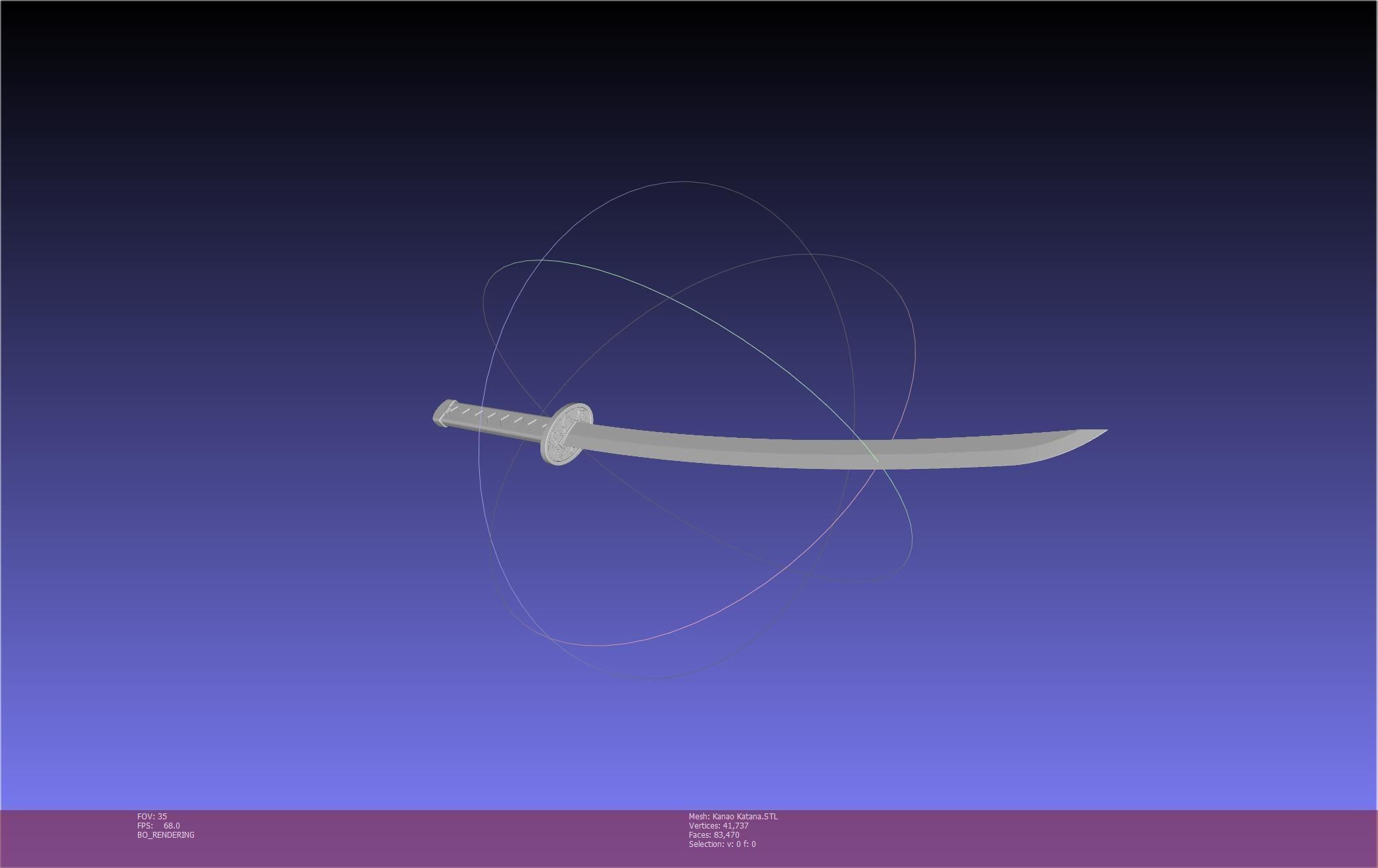 Demon Slayer Kanao Katana Printable Model 3D print model_28