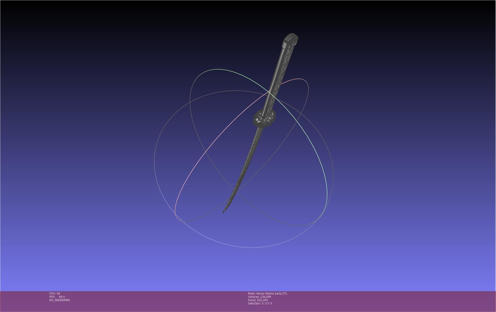 Demon Slayer Kanao Katana Printable Model 3D print model_123