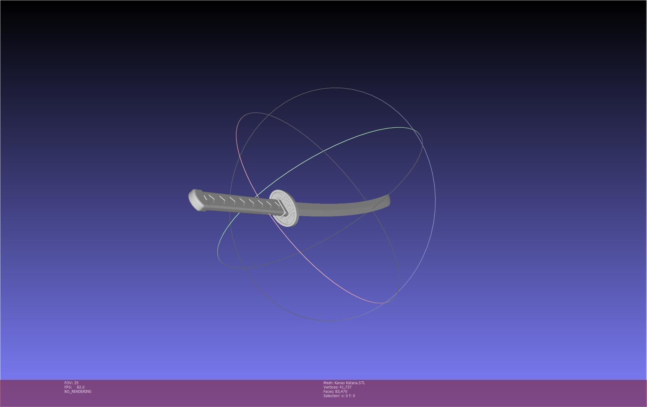 Demon Slayer Kanao Katana Printable Model 3D print model_23