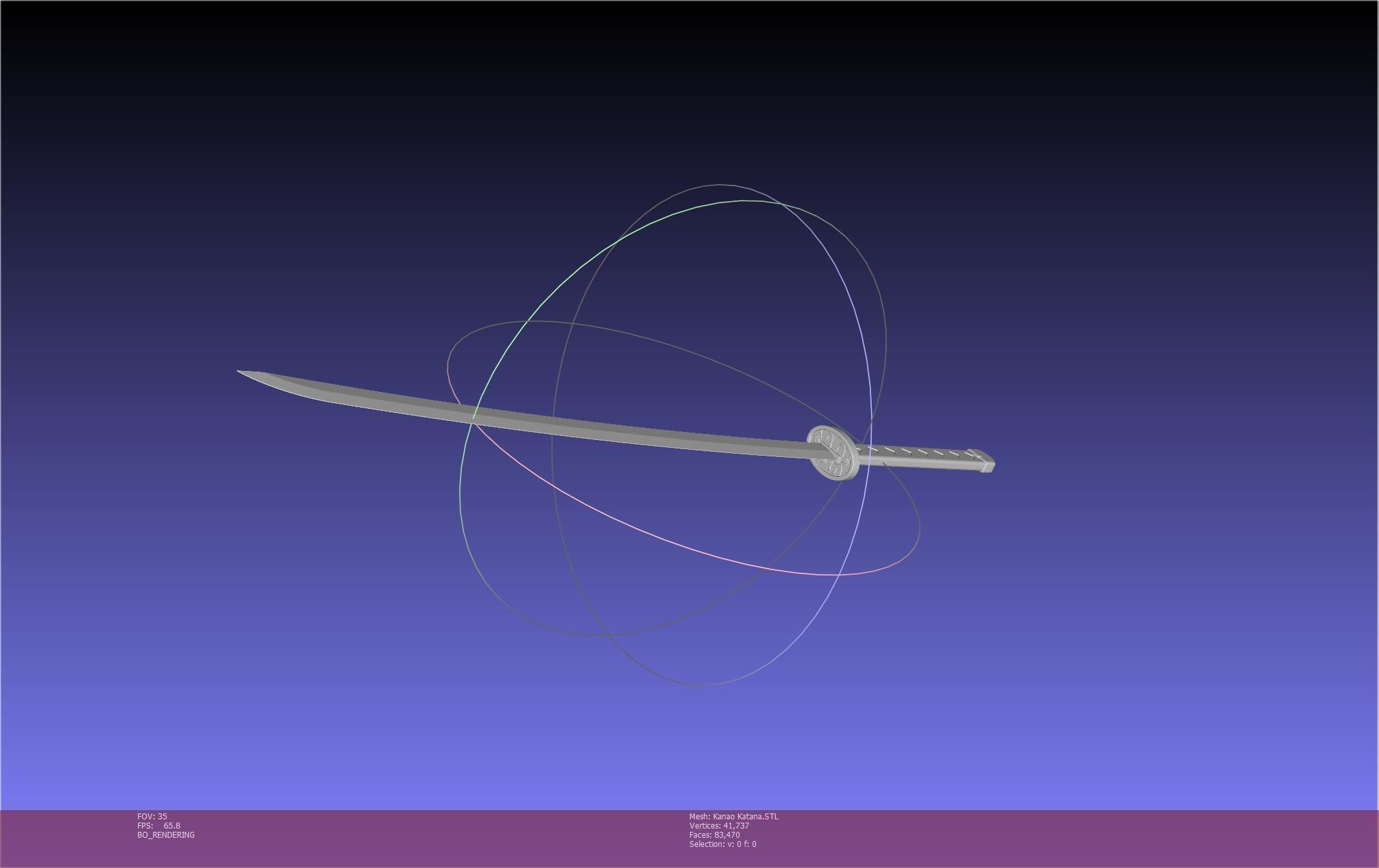 Demon Slayer Kanao Katana Printable Model 3D print model_33