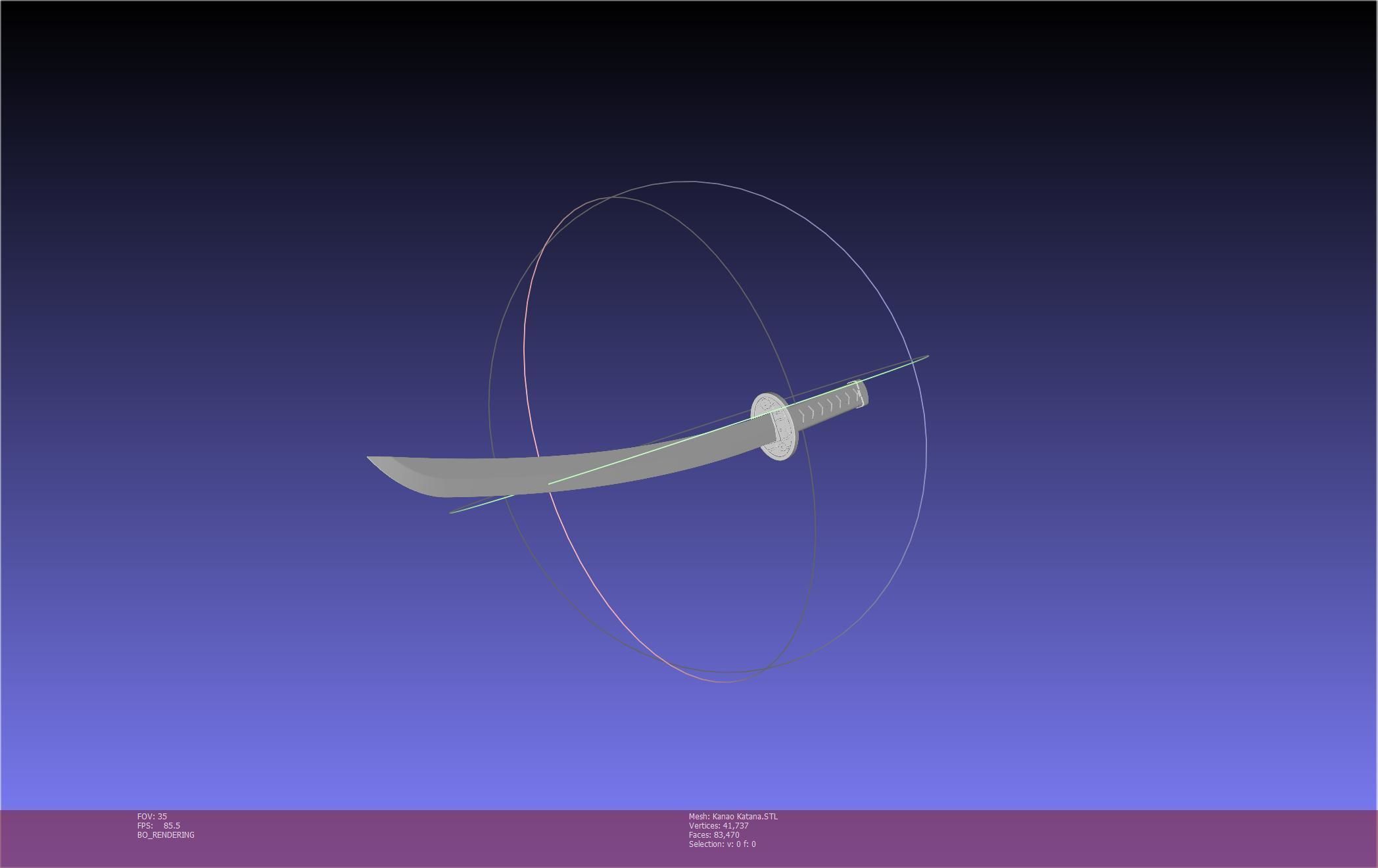 Demon Slayer Kanao Katana Printable Model 3D print model_38