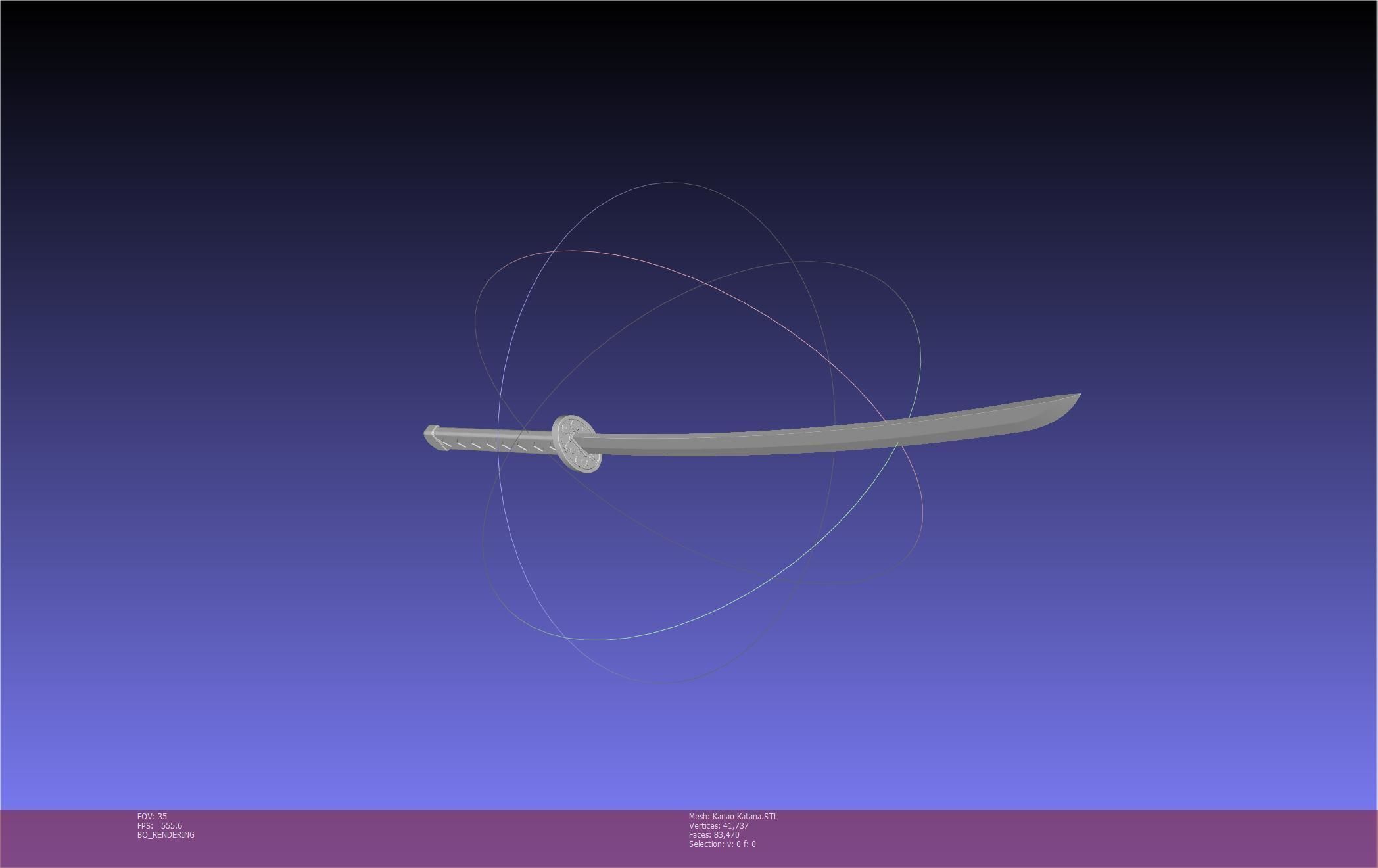 Demon Slayer Kanao Katana Printable Model 3D print model_49