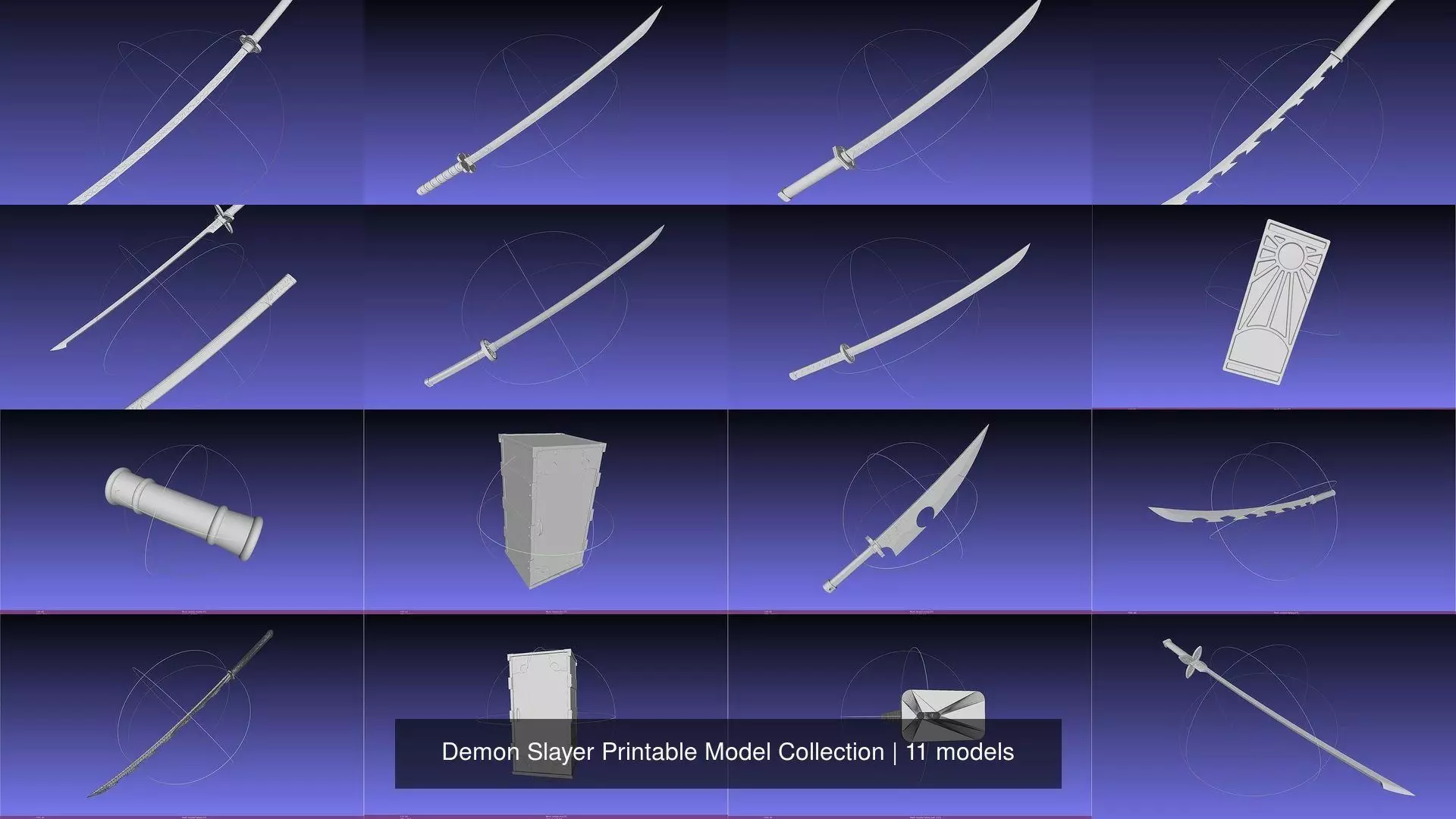 Demon Slayer Printable Model Collection _1