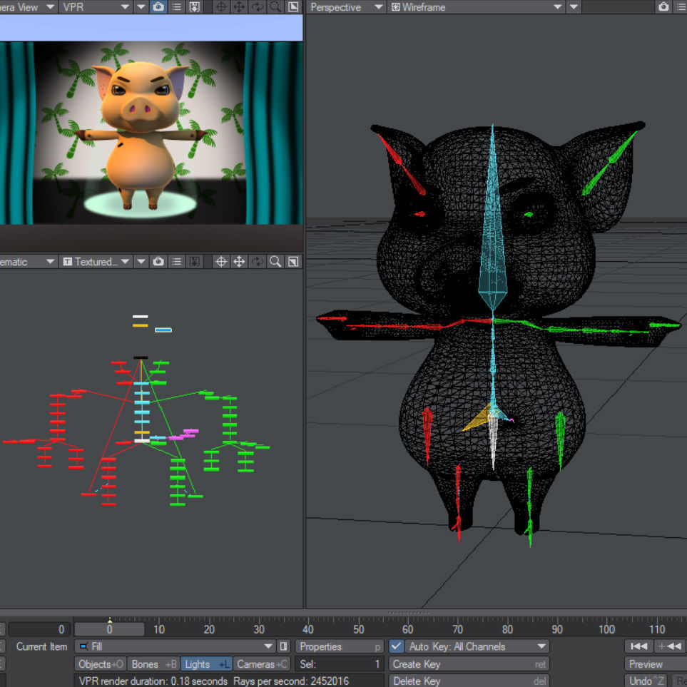 Hilly Bahamas Pig 3D model_6