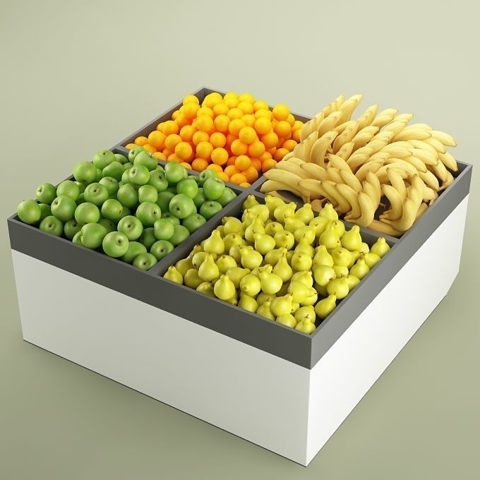 Store Fruits Stand 04 3D model_4