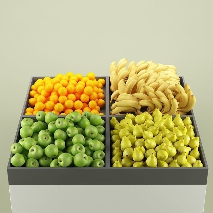 Store Fruits Stand 04 3D model_3