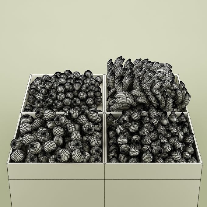 Store Fruits Stand 04 3D model_6