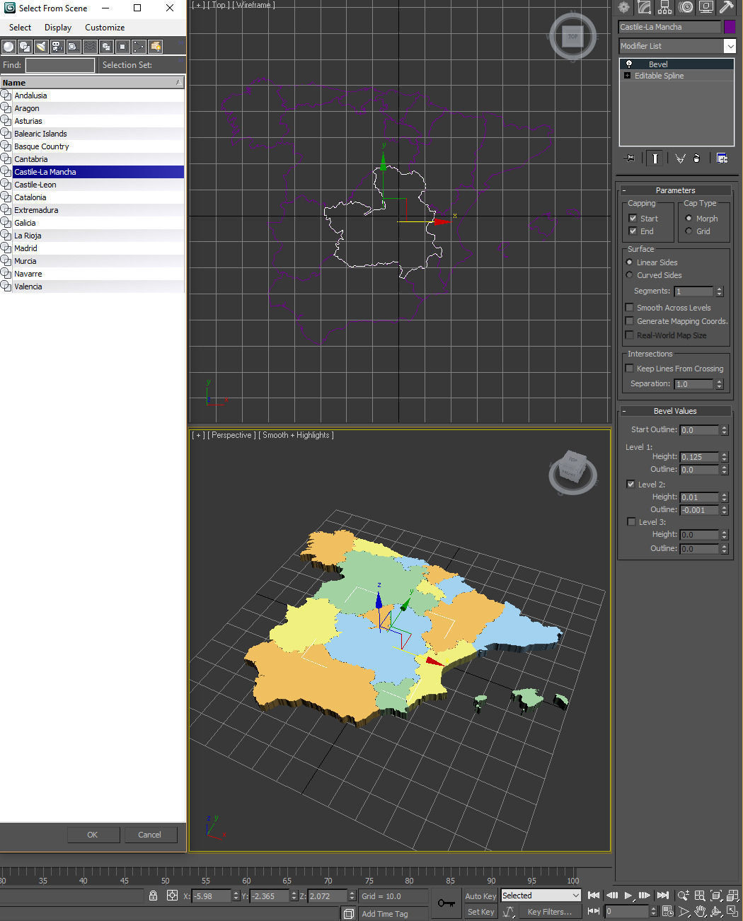 Map of Spain 3D model_6
