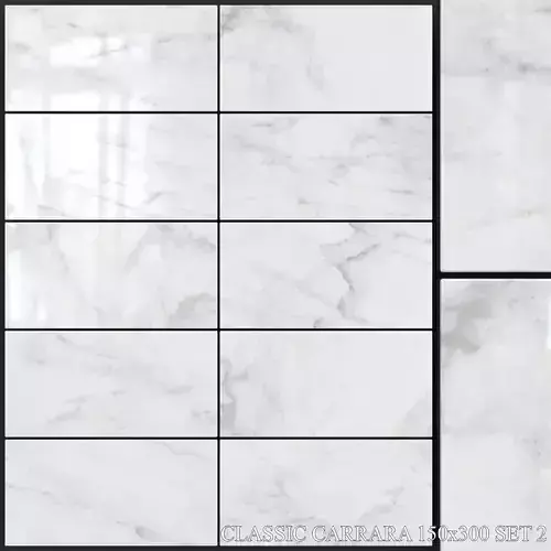 Yurtbay Seramik Classic Carrara 150x300 Set 2