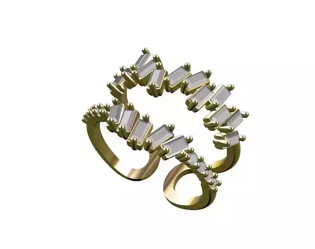 Jewelry Baguette cut Ring
