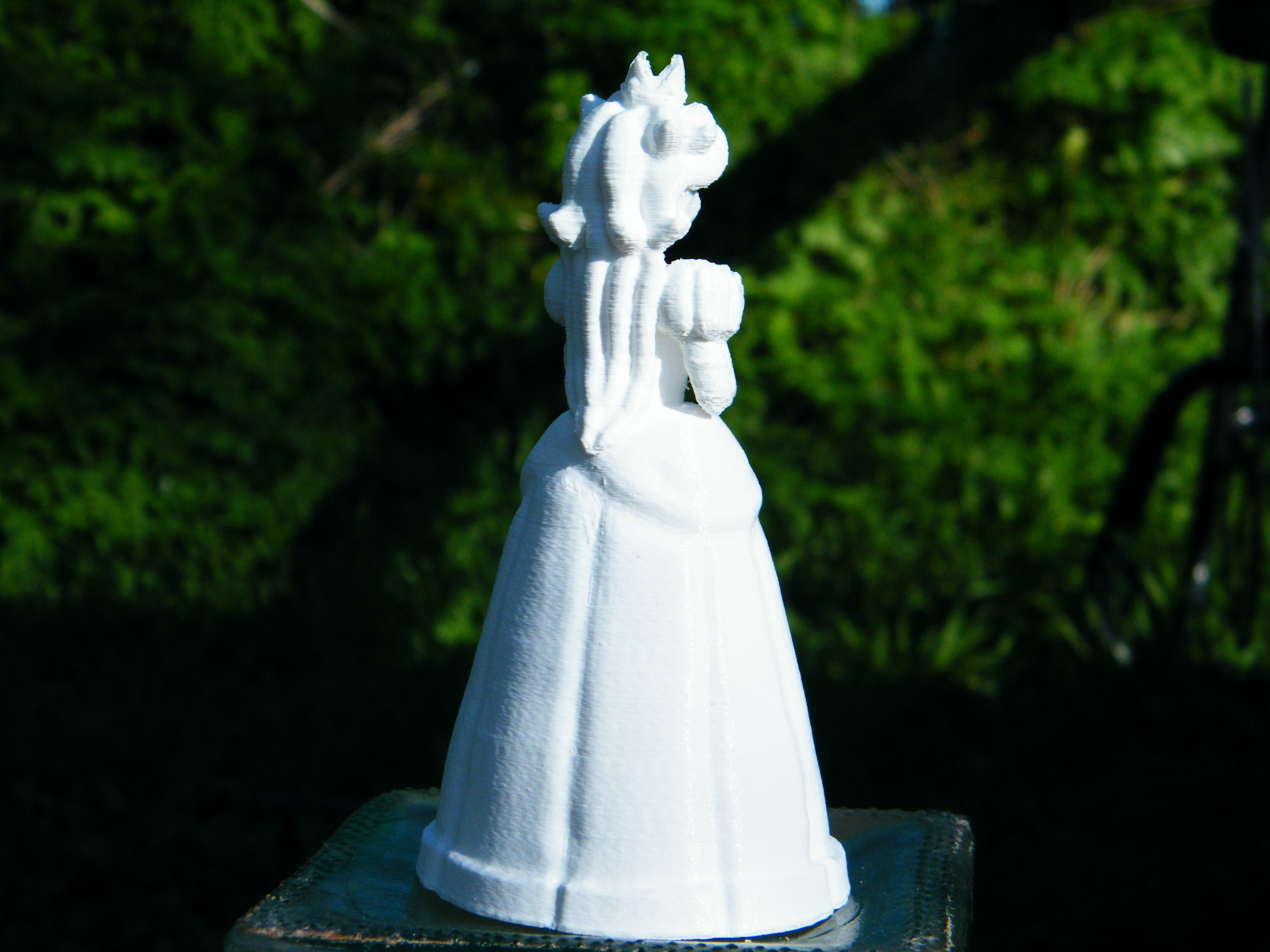 PEACH PRINCESS LOWPOLY 3D print model_4