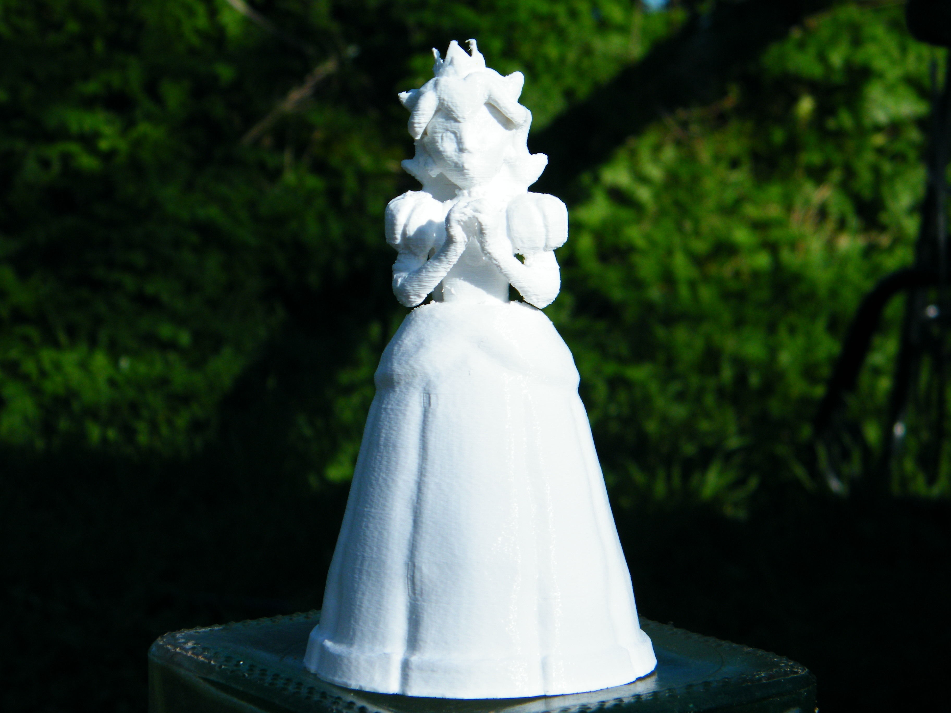 PEACH PRINCESS LOWPOLY 3D print model_6