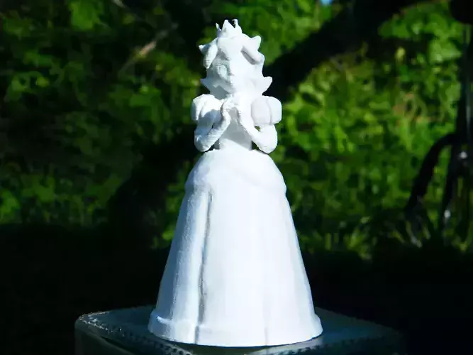 PEACH PRINCESS LOWPOLY 3D print model