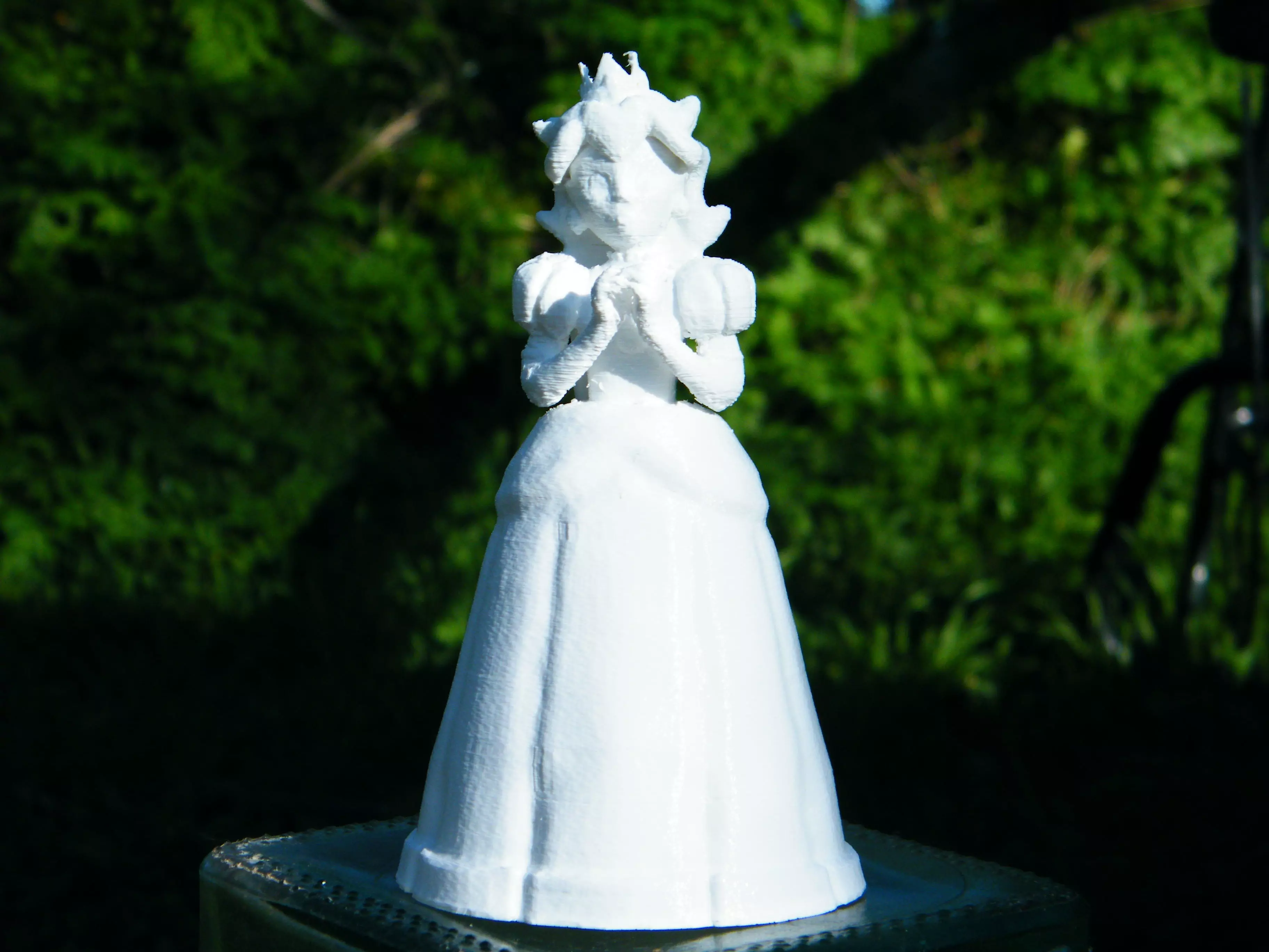 PEACH PRINCESS LOWPOLY 3D print model_0