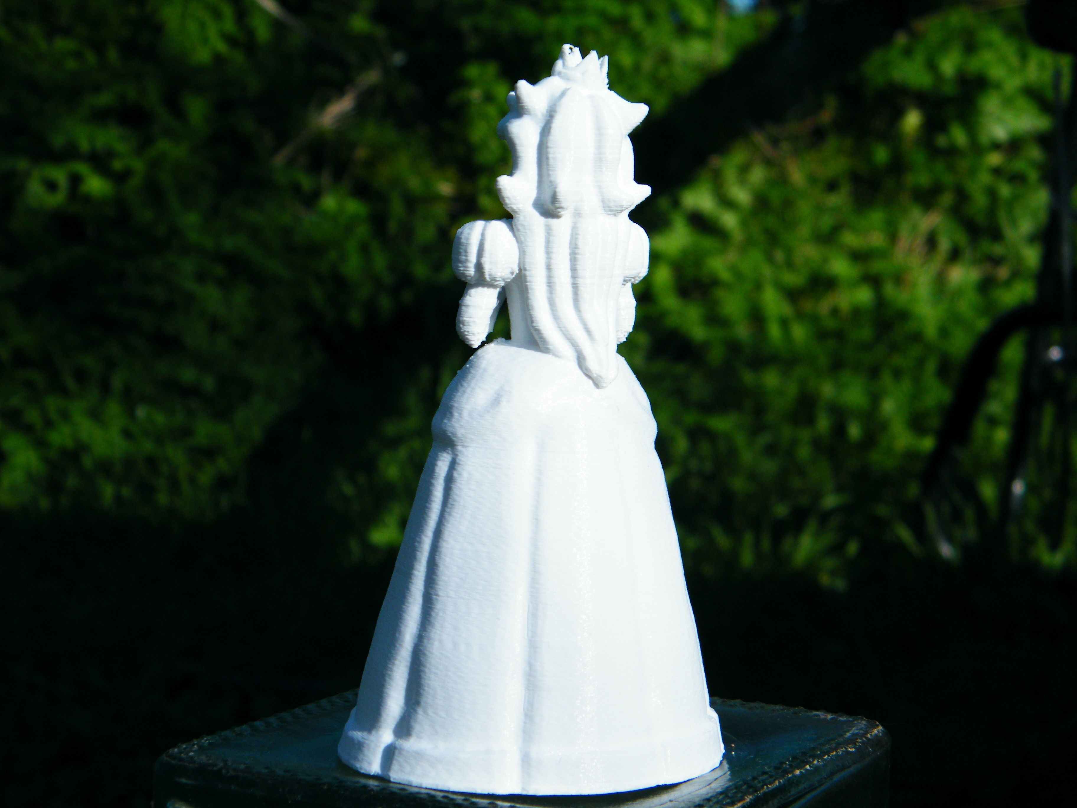 PEACH PRINCESS LOWPOLY 3D print model_3