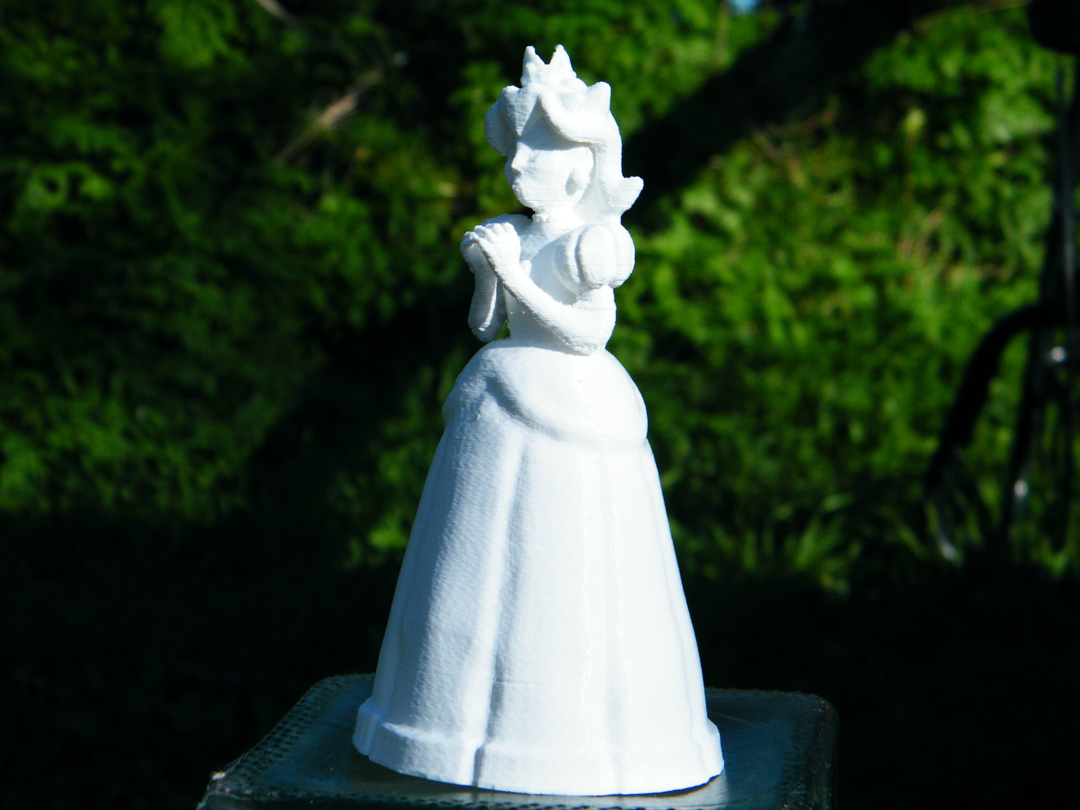 PEACH PRINCESS LOWPOLY 3D print model_1