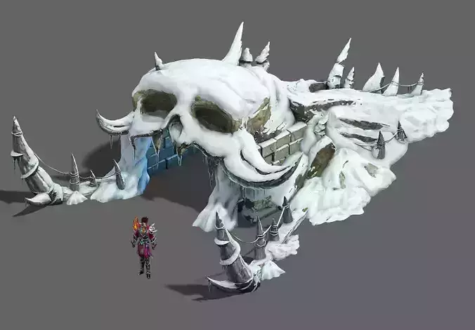 Ice and snow - snow strange nest