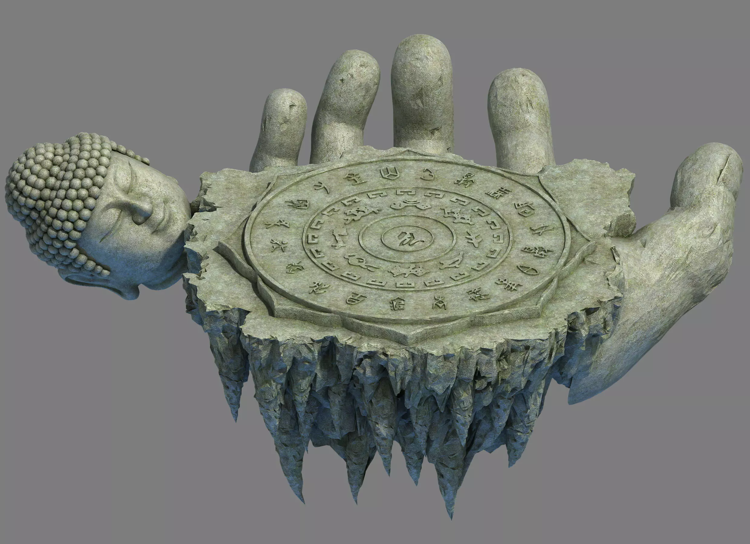 Zen - altar 3D model