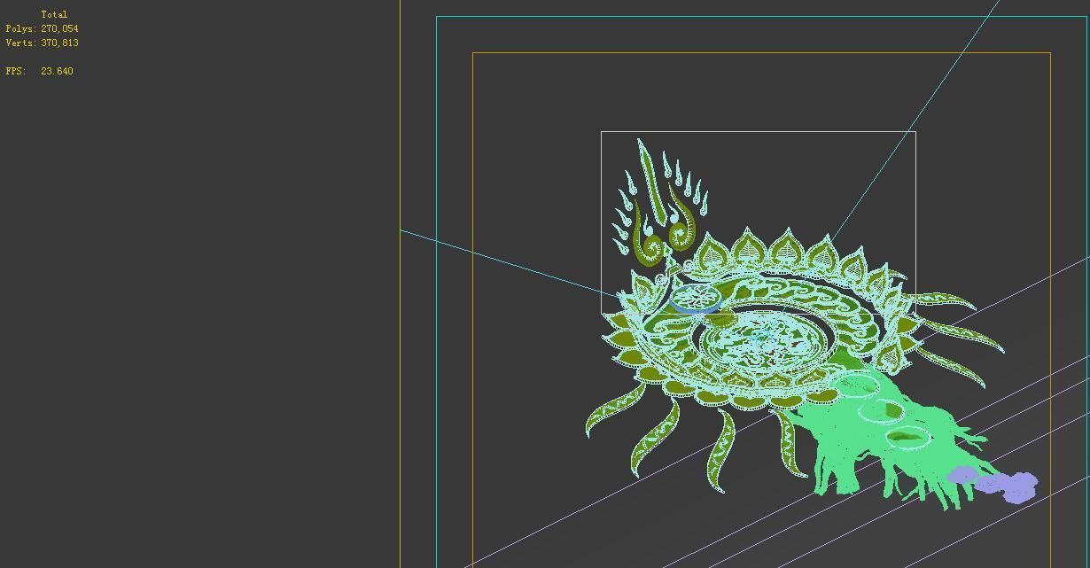 Zen - Lotus 3D model_3