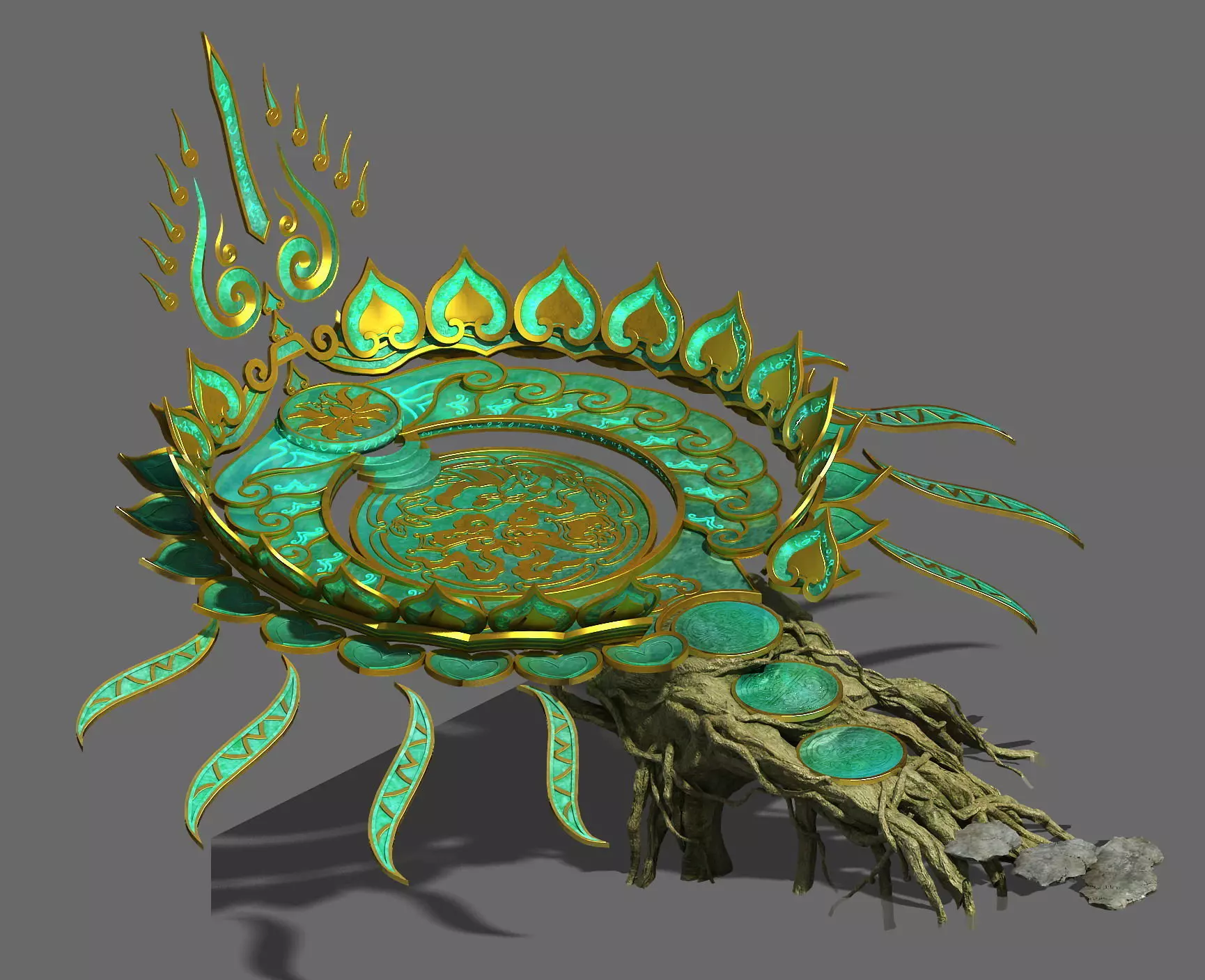 Zen - Lotus 3D model_0