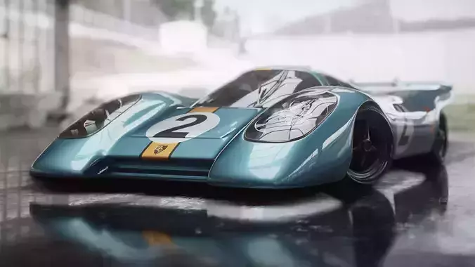 Porsche 917 3D model