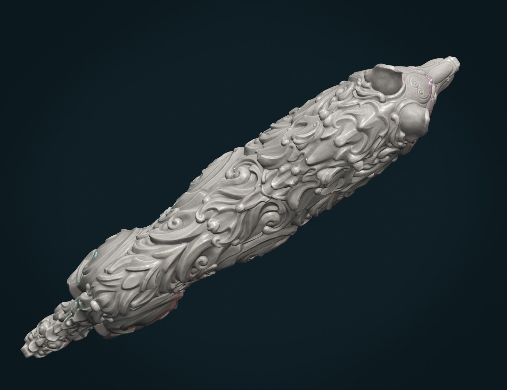 Wonderful Wolf 3D print model_16