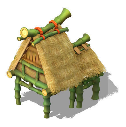 Cartoon World - House 05 3D model_3