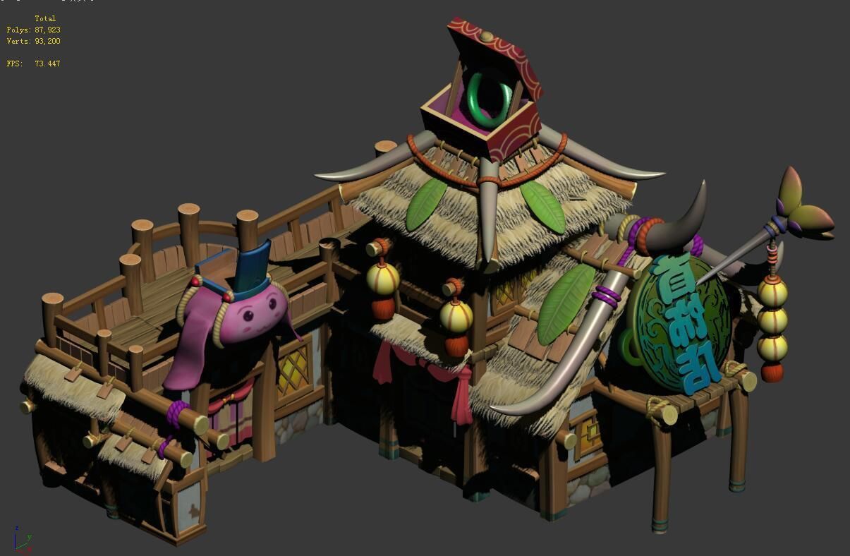 Cartoon World - Jewelry Store 04 3D model_1